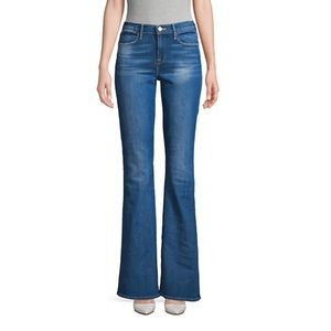 FRAME High-Rise Flared Skinny Jeans in Clapps NWT